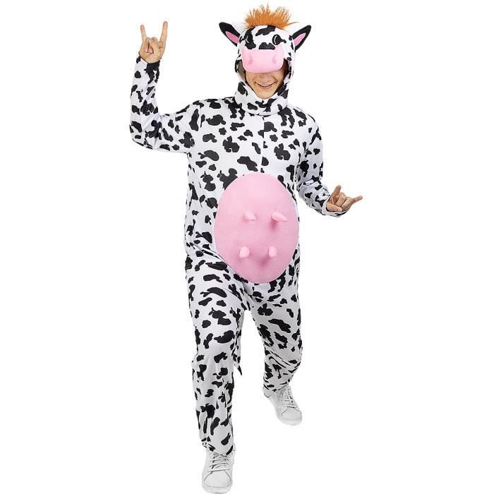 Déguisement Bébé Les Bisounours Toucâlin - Combinaison à Capuche Rose - Taille 6-12 Mois - Licence Officielle