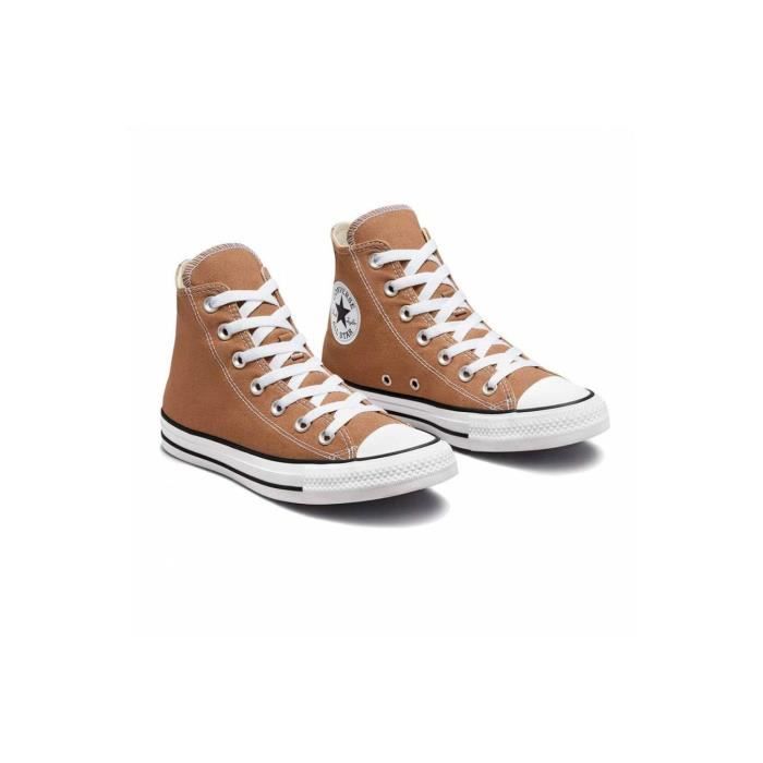 Baskets CONVERSE Chuck Taylor All Star Marron Adulte Textile Lacets Marron Cdiscount Chaussures