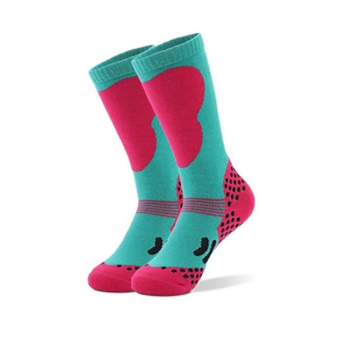 Chaussettes Ski Enfant WEIERYA - Lot 3 Paires - Laine Mérinos - Thermorégulantes