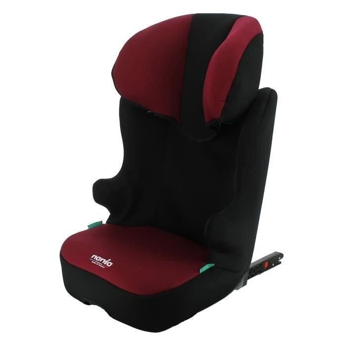 Rehausseur isofix NANIA START I FIX 106-140cm R129 –de 5 à 10 ans– Têtière réglable – Base inclinabl