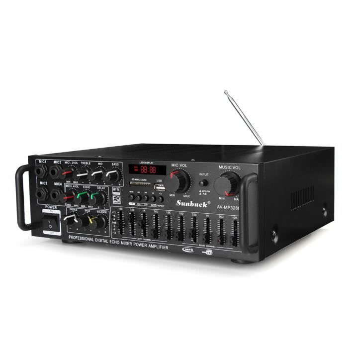 4 CH AMPLI 1200W Amplificateur HiFi Bluetooth 5.0 35W X 4 Ampli Voiture Home ... EUR 79,19