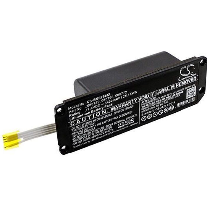 Batterie enceinte bluetooth pour Bose Soundlink Mini 2 7.4V 3400mAhNX Cdiscount Bricolage