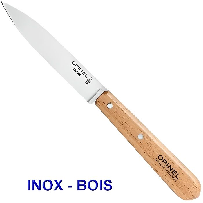 Couteau Opinel N°06 Éplucheur de poche - Acier Trempé