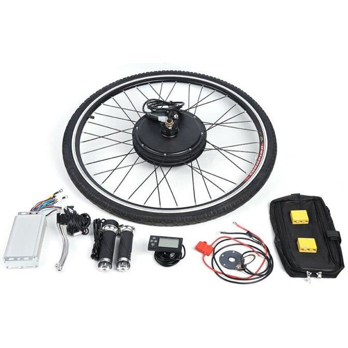 Kit Conversion Vélo électrique 36V 250W/350W - Roue Arrière 26/28 Pouces - Affichage LCD - Neuf