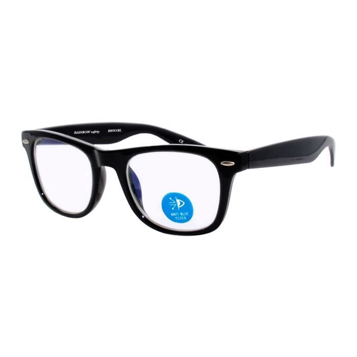 Gaming Tablette Tofox Lunettes Anti Lumière Bleue à Verres Anti Fatigue Transparents Lunette oculaire pour Homme Femme Filtre PC 