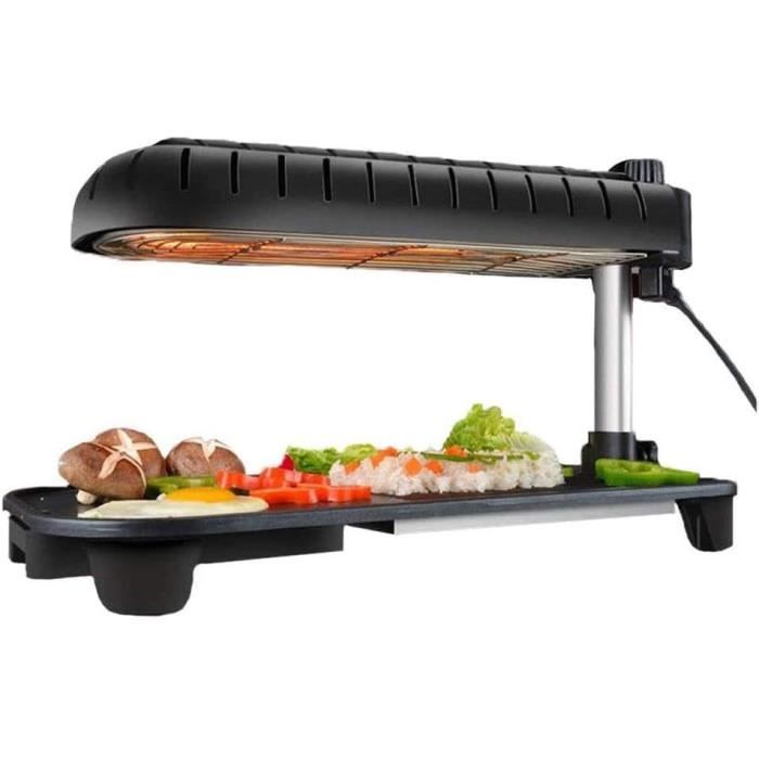 Grill électrique Vertical Sans Fumée - 1200W, Rotation 360°, 8 Broches, Pour Intérieur, Voyage, Camping - 6