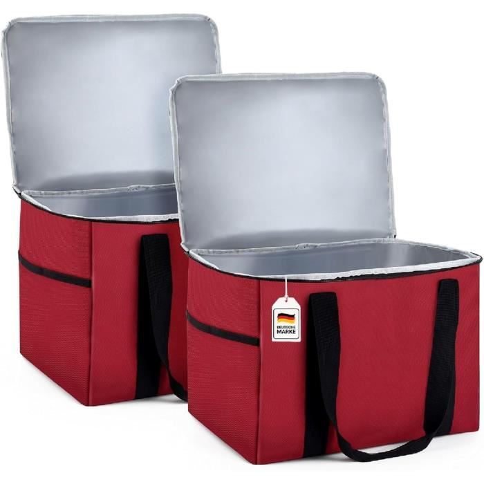 Sac Isotherme Réutilisable 35 Litres – Pliable, étanche, Idéal Pique-nique Et Camping - 8