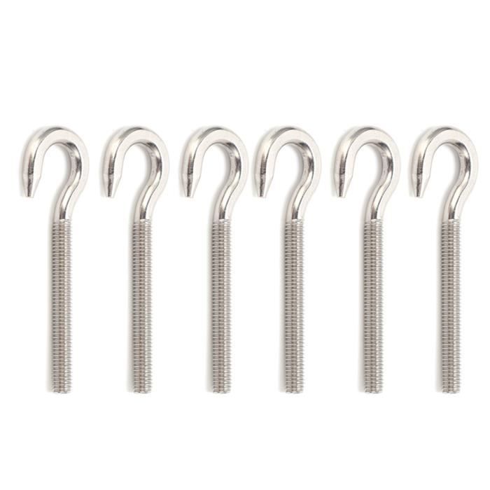 Kit De 10 Fermetures Rapides LOXX Marine En Laiton Nicklé - Boutons-Pression Avec Vis M5 X 10mm Pour Bâches Et Couvertures