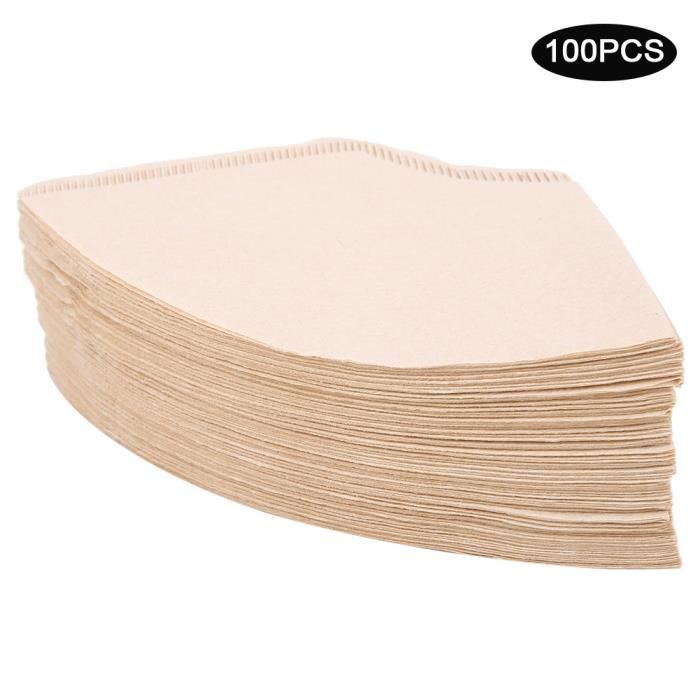 Filtre à Café Jetable en Papier SONEW 100Pcs Forme d'Éventail — free download