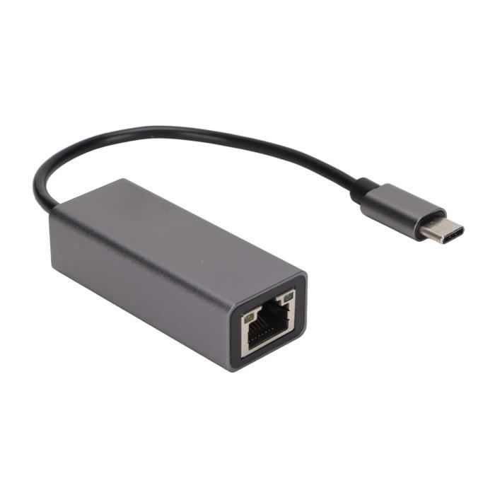 Like-Adaptateur Ethernet TYPE C Adaptateur Ethernet USB C Vers RJ45 Convertisseur Réseau