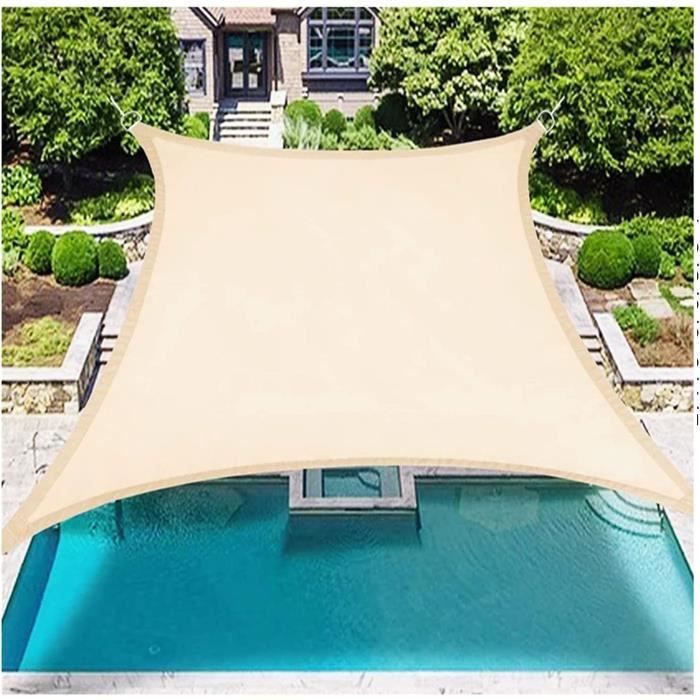 Toile d'ombrage - VGEBY - Rectangulaire - Protection anti-UV - 2x2m et Toile d'ombrage - VGEBY - Rectangulaire - Protection anti-UV - 2x2m et