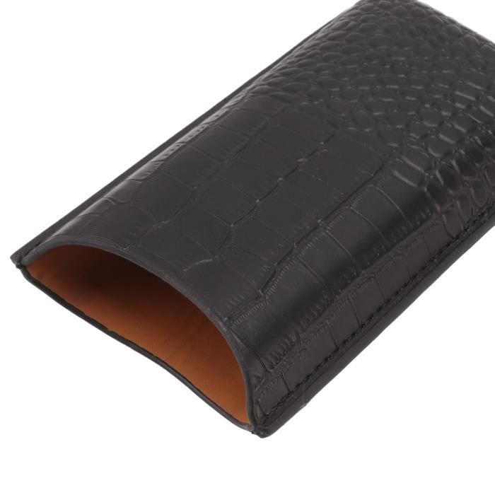 Étui De Ceinture En Cuir Noir Pour Pistolet Agawam Cal.22/44/45 - Ceinturon OWB Avec Boucle, Neuf