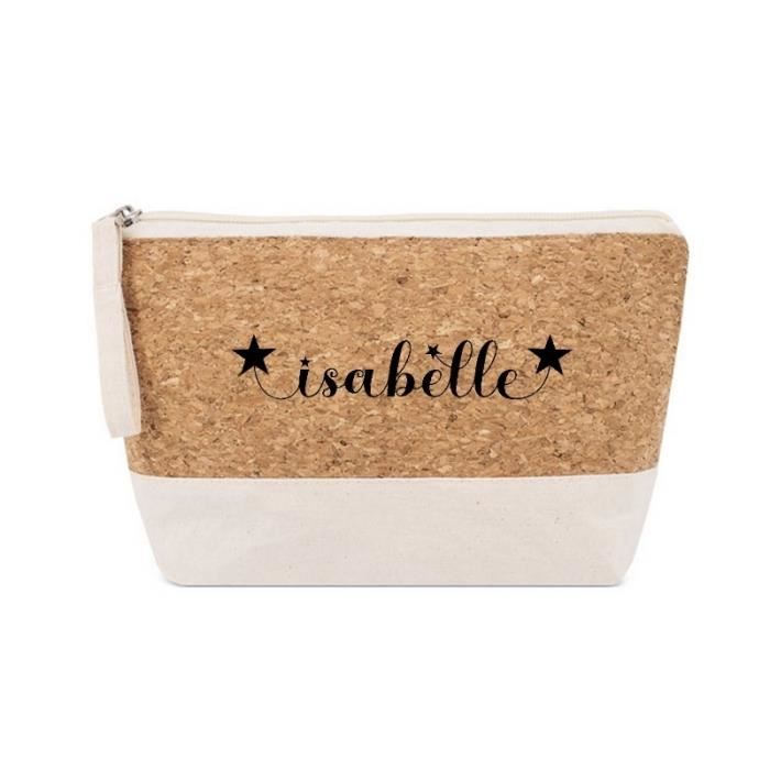 Trousse de maquillage pochette prenom 14 etoile personnalisee