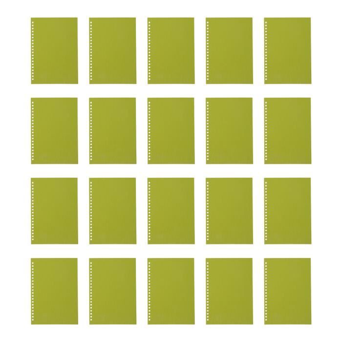 50 Pochettes De Reliure Texturées Sourcing Map - Format 8,5x11 Pouces, 58 Lb, Vert, Non Perforé, Pour Présentation Professionnelle