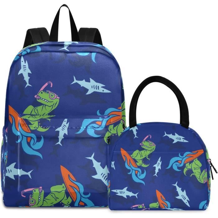 Sac à Cordon Personnalisé Dinosaure Pour Enfant - Sac De Sport, Piscine, école - 40x30cm