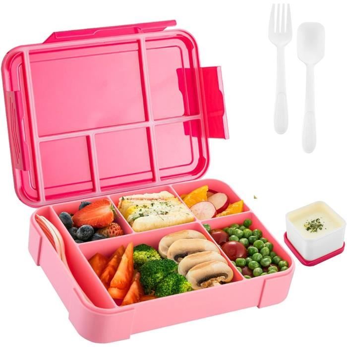 Lunch Box, Boîte à Déjeuner en Plastique, Boite Bento pour Enfant & Adulte  en 2 Etages, Boite Dejeuner Hermétique, pour [408] - Cdiscount Maison