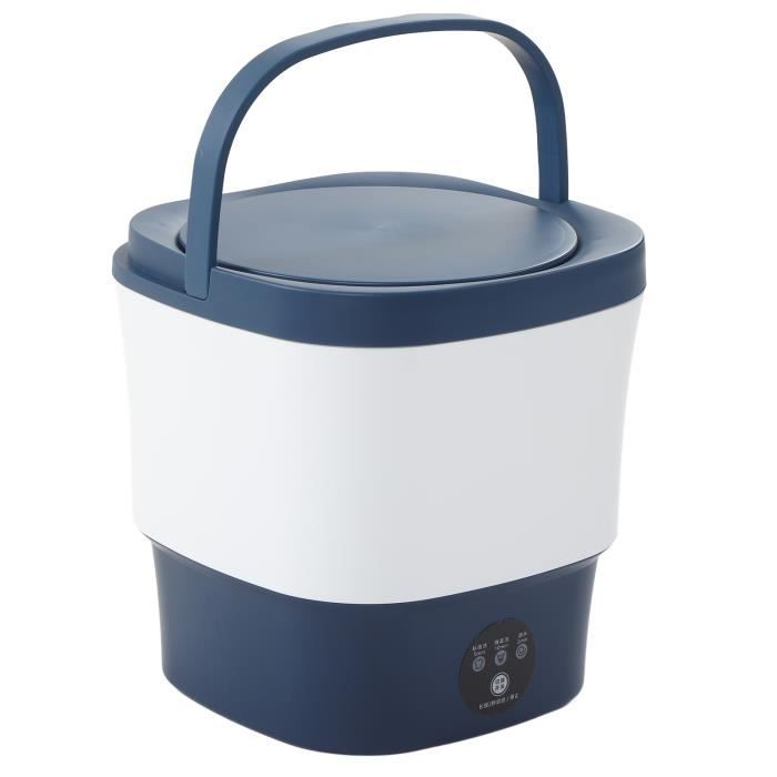 Predolo Machine à Laver Portable Mini - Pour Sous-vêtements, Petit Linge - 2 Modes De Lavage (5/15 Min) - Alimentation USB - Blanc