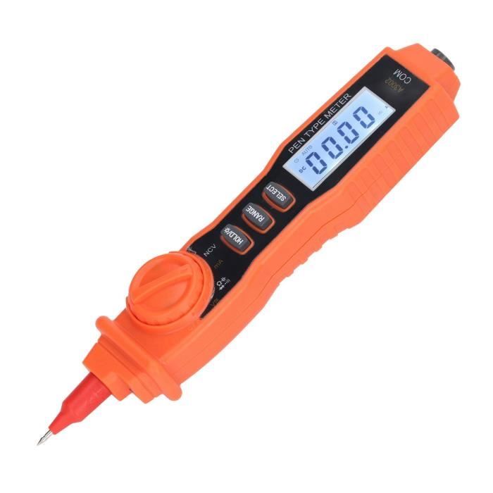 VBESTLIFE voltmètre de type stylo Testeur de tension d'arrêt automatique  sans contact de haute précision pour stylo multimètre