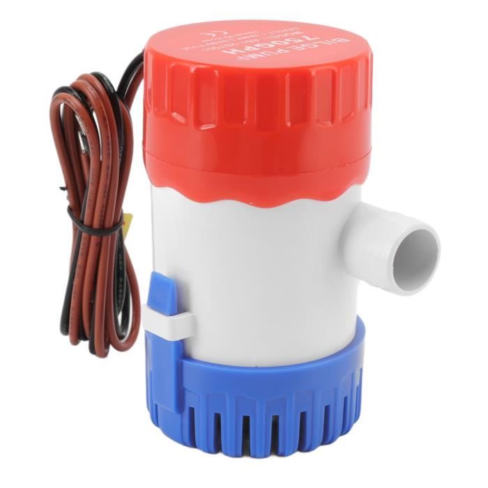 Pompe De Cale Rule 2000 GPH 24V – Non Automatique, Débit Puissant, Pour Bateaux Et Navires