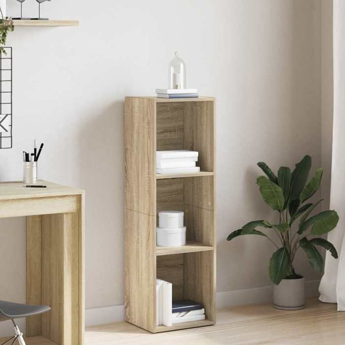 vidaXL Bibliothèque/Meuble TV Chêne sonoma 36 x 30 x 114 cm Aggloméré
