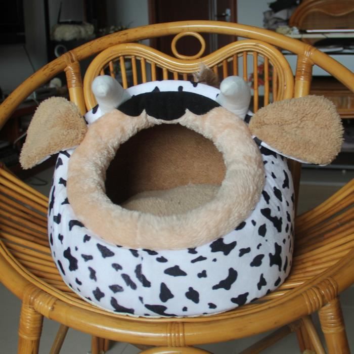 Lit Forme Vache A Lait Chaud Souple Pour Chien Chat Animal Domestique S Cdiscount Animalerie