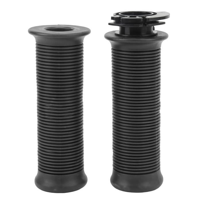Poignées De Guidon Paire D'embouts De Guidon Universels En Aluminium Pour Moto 22 Mm Noir Auto