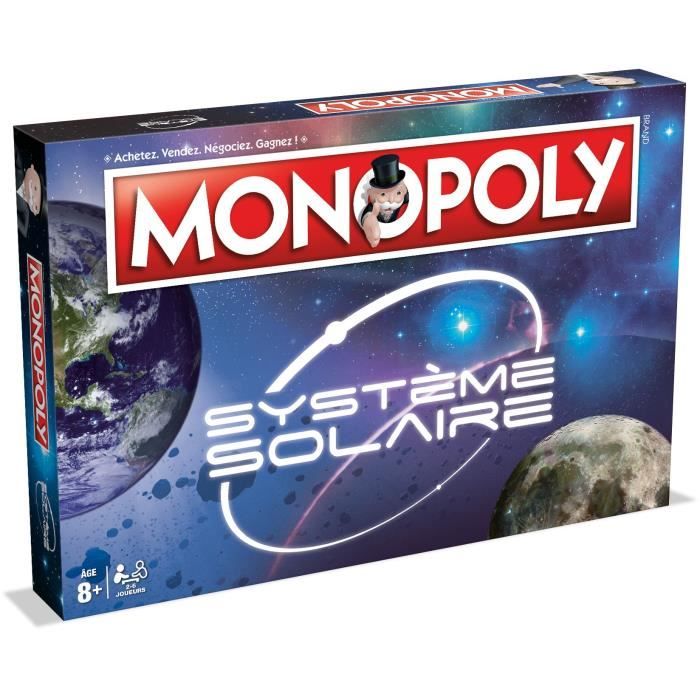 Monopoly Système Solaire Jeu De Societé Version Française