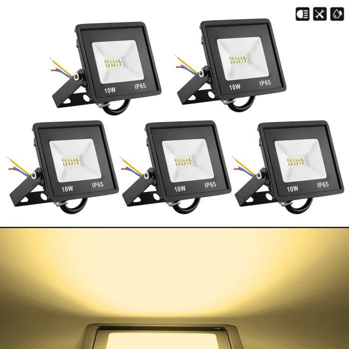 MYG LYM20 5pcs Modèle Ferroviaire 1:87 Lampe Projecteur Inondation Lumières HO Échelle LEDs Chaudes