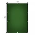 Bâche de Protection Jago® - 2x3m - Imperméable et Résistante - Vert-1