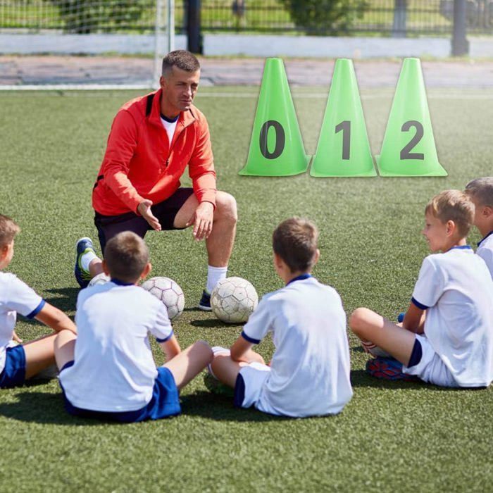 10 Coupelles De Sport, Plots D'entrainement De Football | Fou De Foot