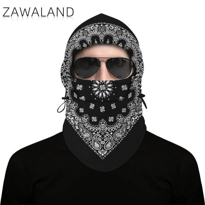 Bonnet,cagoule pour adultes, masque facial complet, Bandana, moto d'hiver,  polaire, masque thermique, masque de Ski [D780471032]