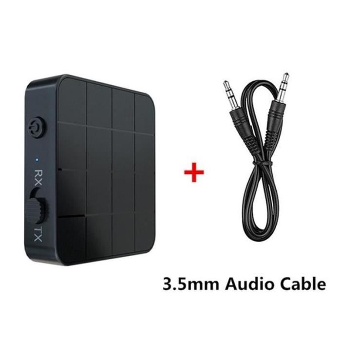 Transmetteur Bluetooth, Émetteur Blutooth Adaptateur Bluetooth sans Fil  Jack 3.5mm AUX + USB cable Pour Casque et TV - Cdiscount Informatique