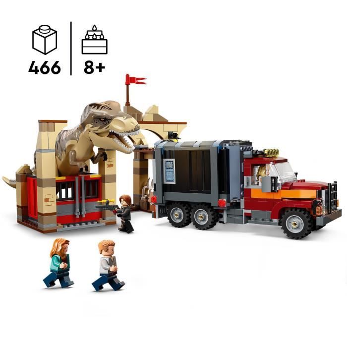 LEGO® 76948 Jurassic World L'Évasion du T. Rex et de l
