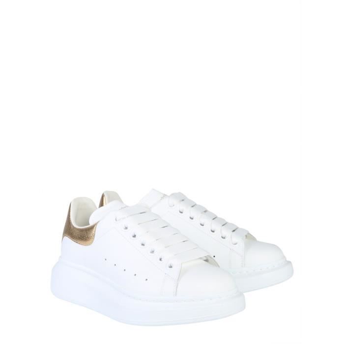 ALEXANDER MCQUEEN FEMME 553770WHFBU9075 BLANC CUIR BASKETS Blanc Blanc Cdiscount Chaussures