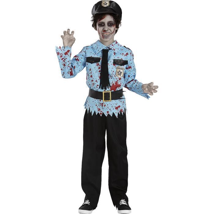 Déguisement policier zombie enfant- 120808- Funidelia- Déguisement fille et  garçon et accessoires Halloween, carnaval et Noel