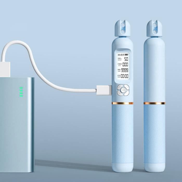 CORDE A SAUTER,green--Corde à Sauter Avec Compteur, Comptage Automatique, Robuste, Pression Pour