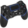 Manette Pour PS4,Manette PS4 Sans Fil Remplacer Pour Ordinateur Portable Playstation 4/Pro/Slim/PC,Contrôleur à écran Tactile-2