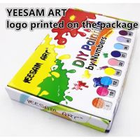 LIUJUNH Cascade Peinture À L'huile Par Numéros Sur Toile Paysage Peinture Adultes Coloriage Par Numéro Dessin Photo Art VFV18 40x50cm