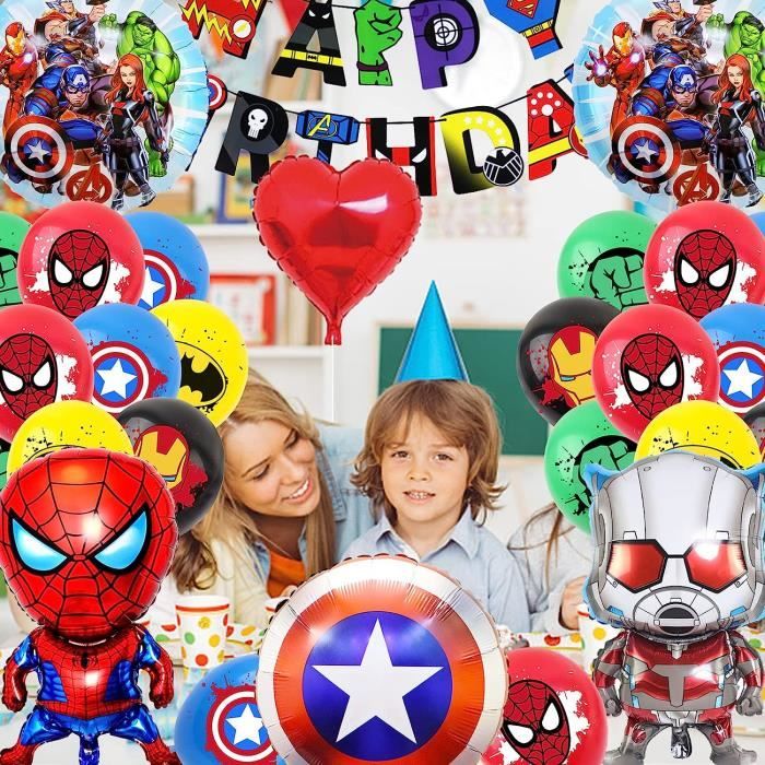 Méga anniversaire pour un petit super-héros! 