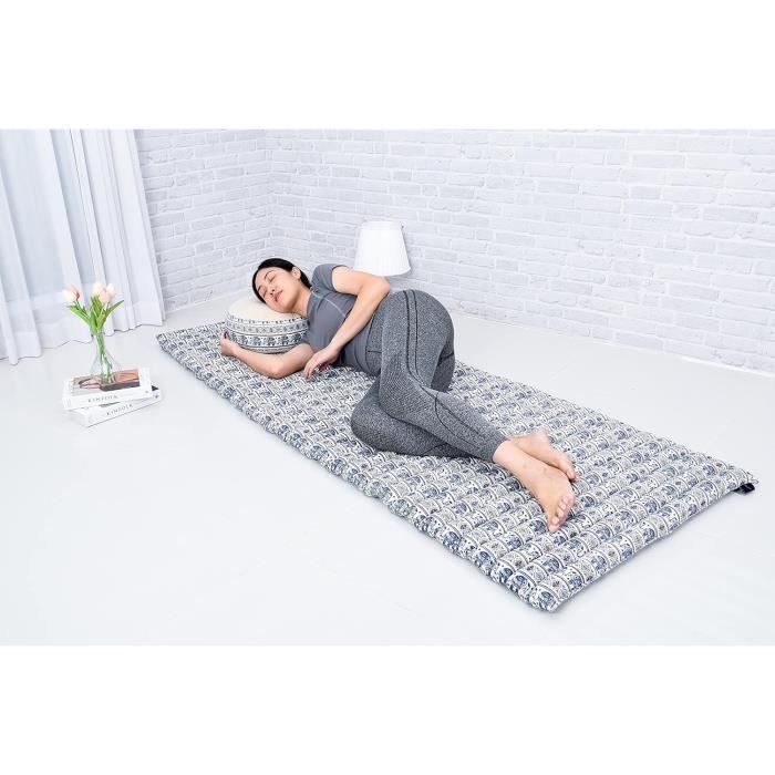 Lot De 2 Clips Antidérapants LEC Pour Futon Japonais - Plastique Bleu, Empêche Le Glissement