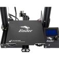 Imprimante 3D Creality Ender 3 Pro (Ender 3 Amélioré) Fonction D'impression de support du Lit Chauffant haute précision-3