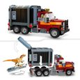 LEGO® 76948 Jurassic World L’Évasion du T. Rex et de l’Atrociraptor, Dinosaures avec Camion et Minifigurines, dès 8 Ans-3