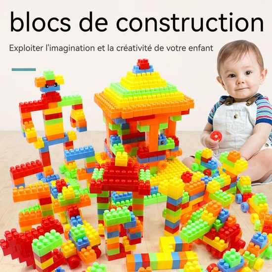Blocs De Construction Pour Enfants - 200 Pièces - Jouets De Construction éducatifs - Disques