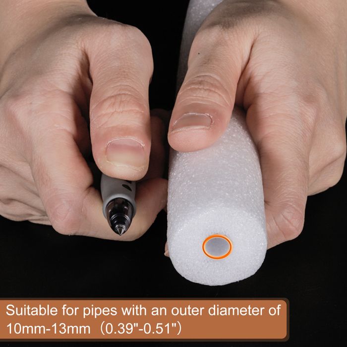 Lot De 2 Tubes Isolants En Mousse Auto-adhésive Pour Tuyaux, Ruban