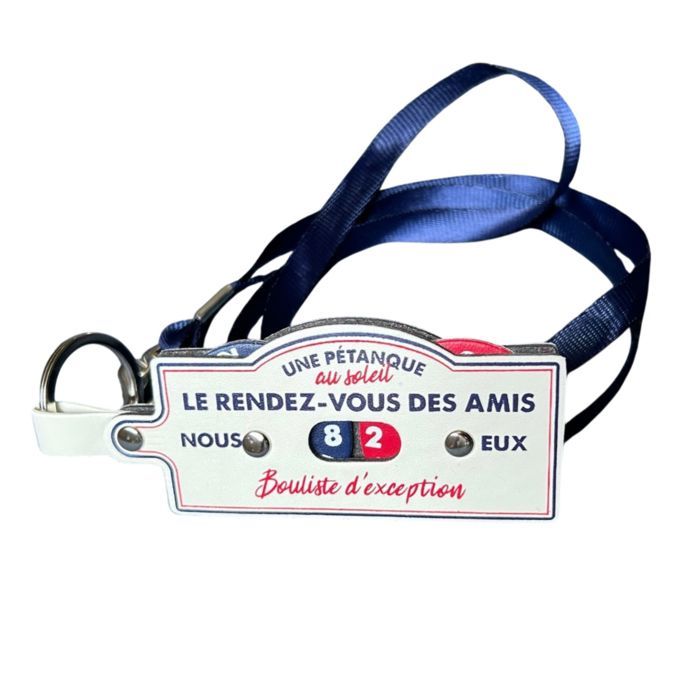 THE REPLICANT Porte-Clés Compteur De Points Pour Pétanque – Simili Cuir