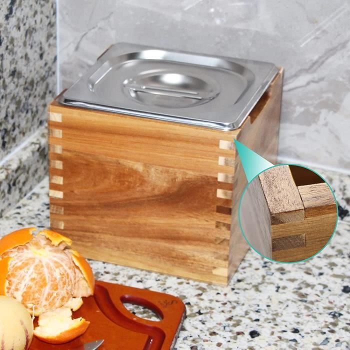 Bac à Compost En Bois SUPERCOMP 340L - Système Aération Verticale (pas De Brassage) - Sans Odeurs, étanche Aux Nuisibles - Avec Plaque De Fond - 2