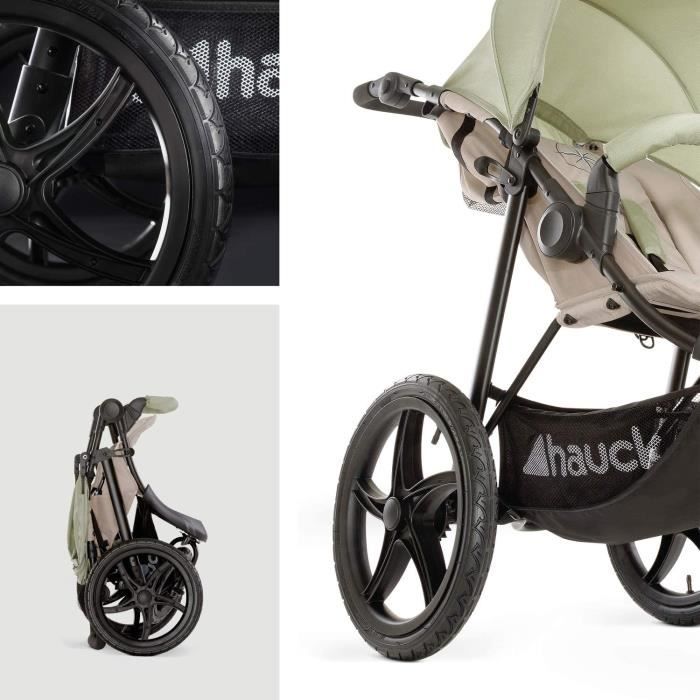 Poussette trois on sale roues hauck