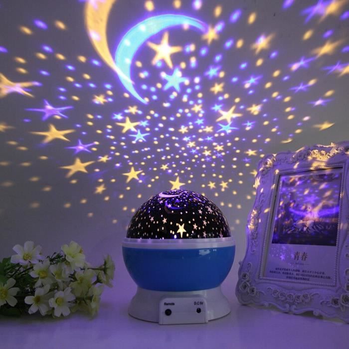 Projecteur LED de galaxie, lumière rotative, ciel étoilé, lampe d'ambiance,  lumière de scène, lune, veilleuse, cadeau pour enfants – les meilleurs  produits dans la boutique en ligne Joom Geek
