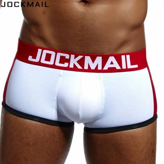Sous vetement sous vetements de marque pour hommes boxers renfles ameliorant la coupe push up sous vetements pour Type WHITE Blanc Cdiscount Pret a Porter