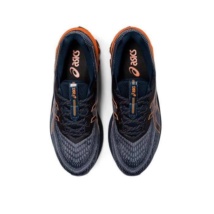 Asics gel quantum bleu orange hot sale